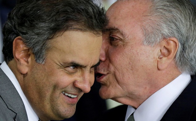 Temer e Aécio agiam juntos para impedir avanço da Lava Jato, diz Janot.